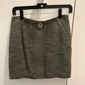 Sandro new with tags green lined mini skirt.